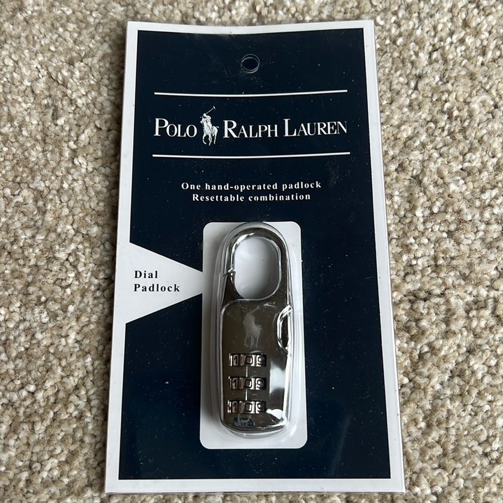 Polo by Ralph Lauren Silver Dial Padlock